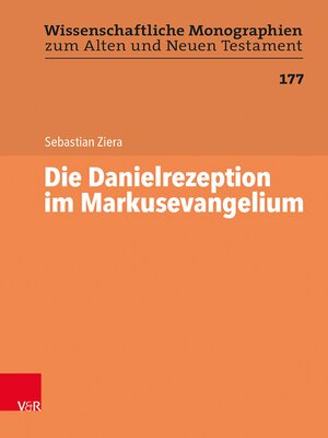 cover image of Die Danielrezeption im Markusevangelium